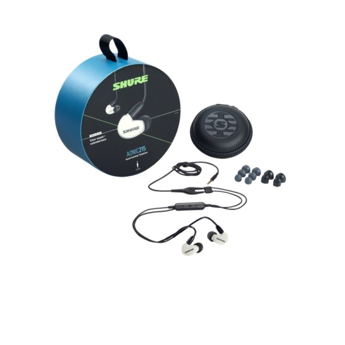 AONIC 215 Bianco Auricolari Bluetooth SHURE AONIC 215-W White