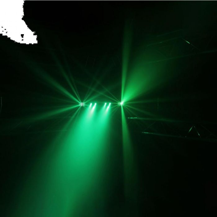 Set 2 Faretti LED e 2 Nano Derby con Treppiede BoomTone DJ Party Bar Derby