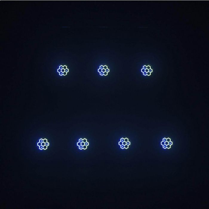 Testa Mobile Wash 7x40W con Zoom EVOLITE Evo Wash 740z Strip