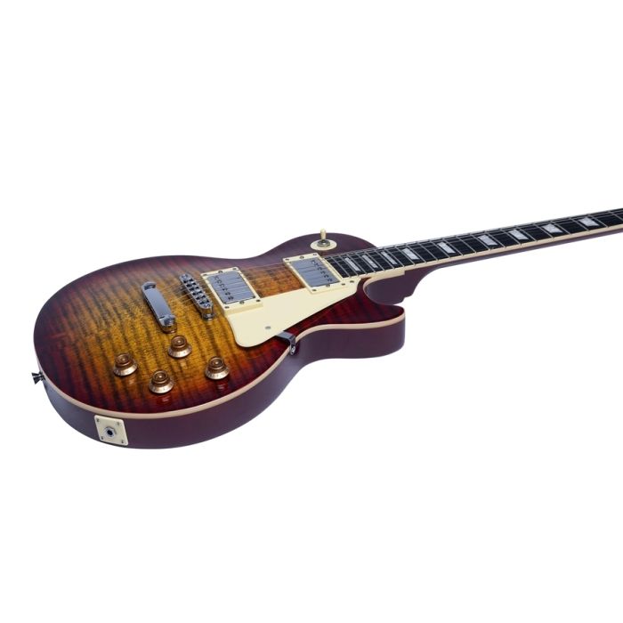 Chitarra Elettrica Single-Cut serie Tribute 300 Sunburst EKO LS-300 Cherry Sunburst