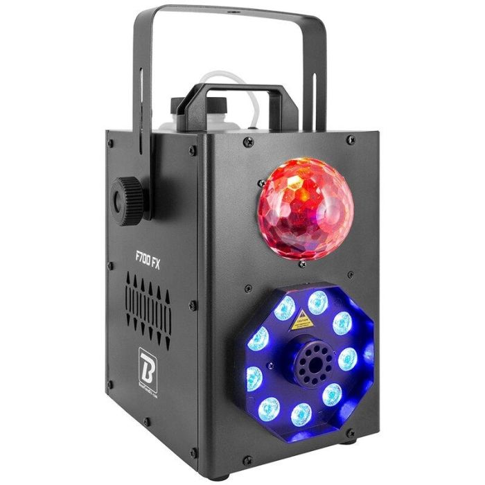 Macchina del fumo 700W con luci RGBW e telecomando BoomTone DJ F700 FX