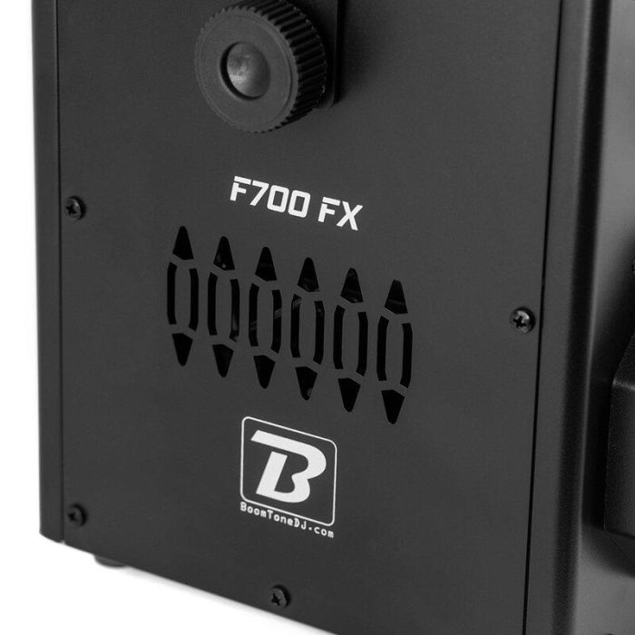 Macchina del fumo 700W con luci RGBW e telecomando BoomTone DJ F700 FX