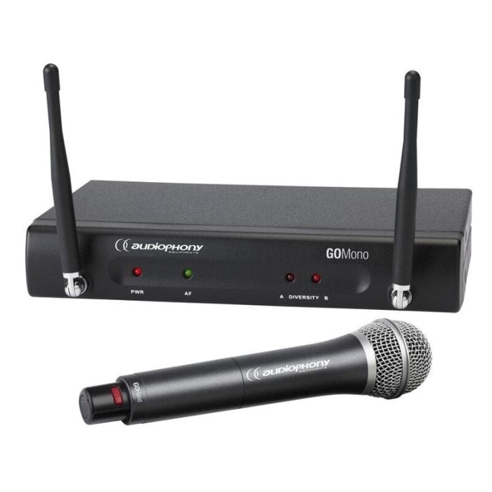 Radiomicrofono UHF con Trasmettitore e Ricevitore AUDIOPHONY PACK GO-HAND-F6
