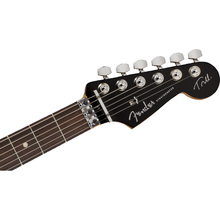 Chitarra elettrica Stratocaster Black con Case Fender Tom Morello Stratocaster Rosewood Fingerboard Black - Prodotto B-Stock