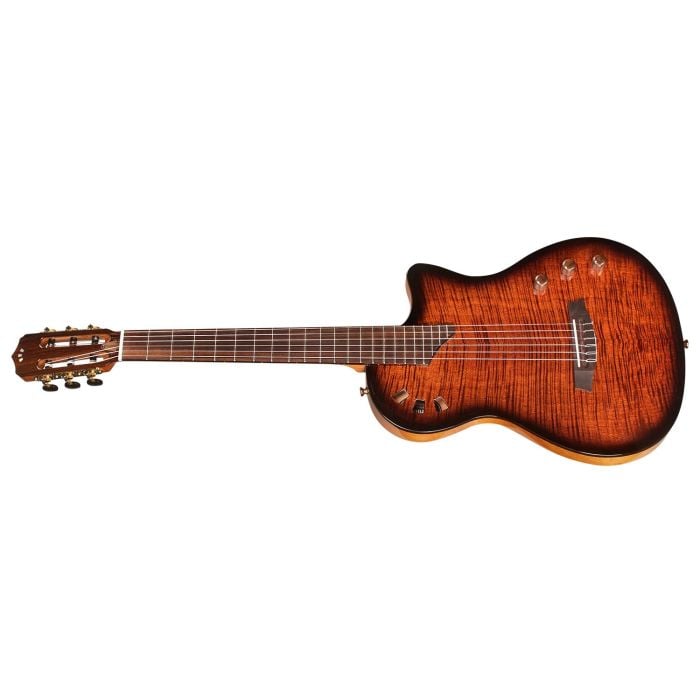 Chitarra classica elettrificata burst con custodia Cordoba Stage Guitar Edge Burst