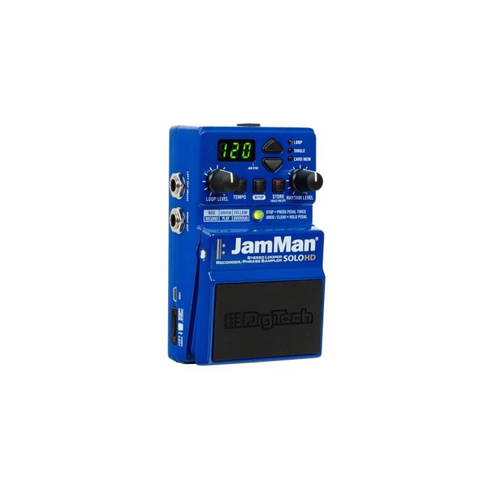 Pedale Effetto Loop Stereo USB Blu DigiTech Jamman Solo HD