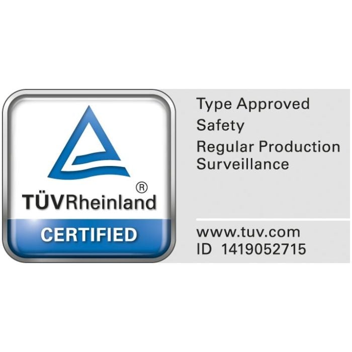 Half Coupler per Tubi da 50mm, Capacità 340 kg SHOWTEC Half Coupler + Eye 340 kg Argento