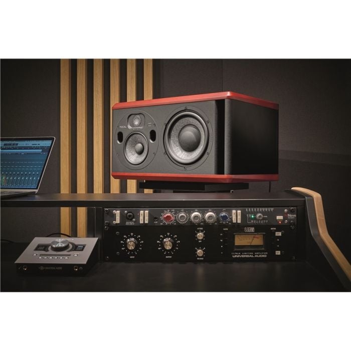 Monitor da studio amplificato a 3 vie FOCAL TRIO 6 ST6 Red Burr Ash