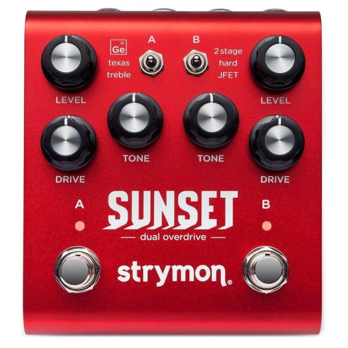 Pedale Overdrive Ibrido JFET/DSP per Chitarra STRYMON Sunset Dual Overdrive