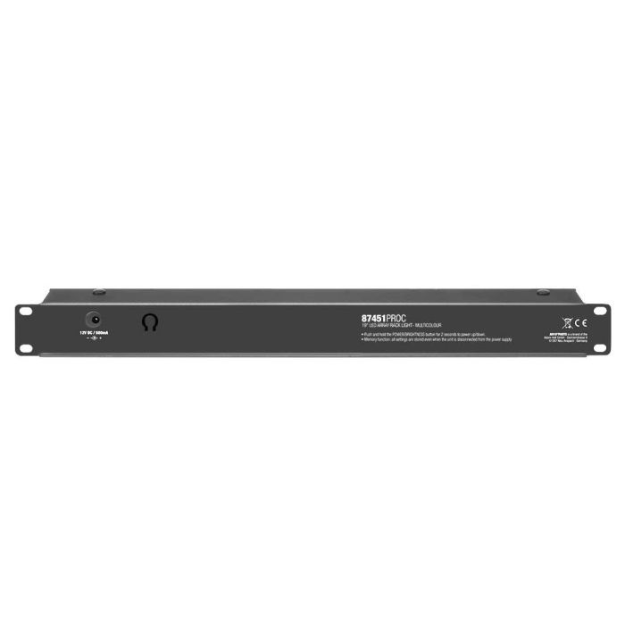 Illuminazione Rack 19 a LED Multicolore 1U Adam Hall 87451 PRO C