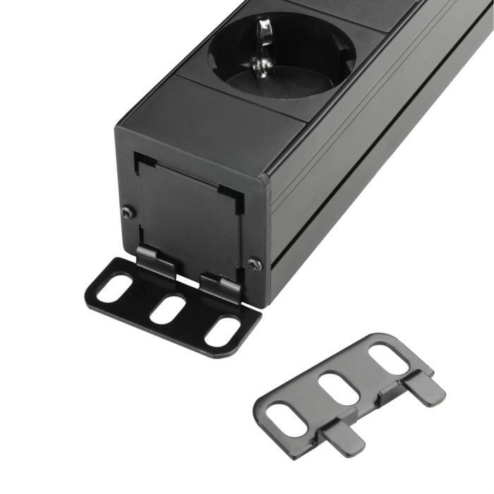 Ciabatta a 4 Prese con Cavo da 2m e Connettore Angolato Adam Hall Accessories 87470 - Ciabatta a 4 prese