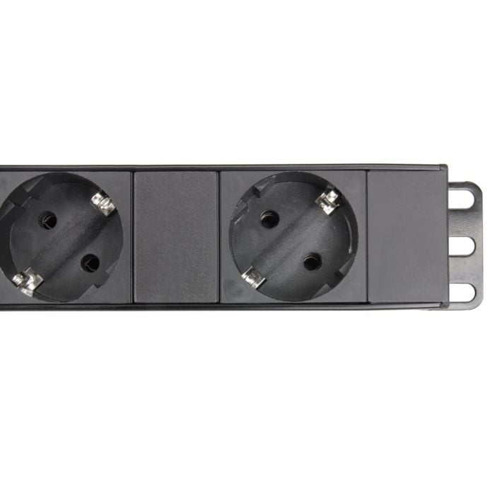 Ciabatta a 4 Prese con Cavo da 2m e Connettore Angolato Adam Hall Accessories 87470 - Ciabatta a 4 prese