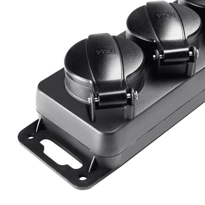 Ciabatta a 5 prese classe di protezione IP44
Adam Hall 8747 IP 5 Ciabatta a 5 prese IP44