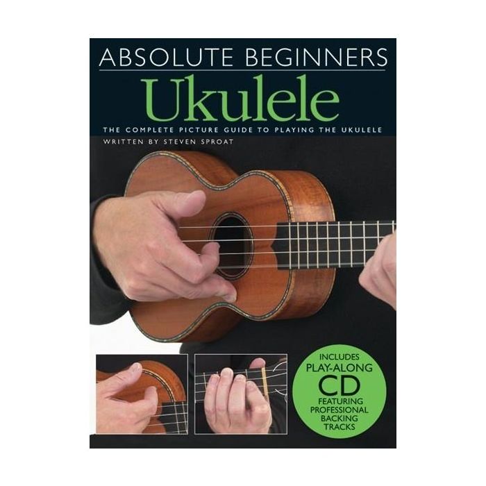 Steven Sproat Libro + CD Wise Publications Absolute Beginners Ukulele