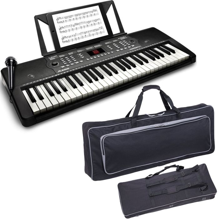 Bundle Tastiera Harmony 54 MKII + Leggio + Microfono + Borsa Alesis Harmony 54 MKII con Borsa