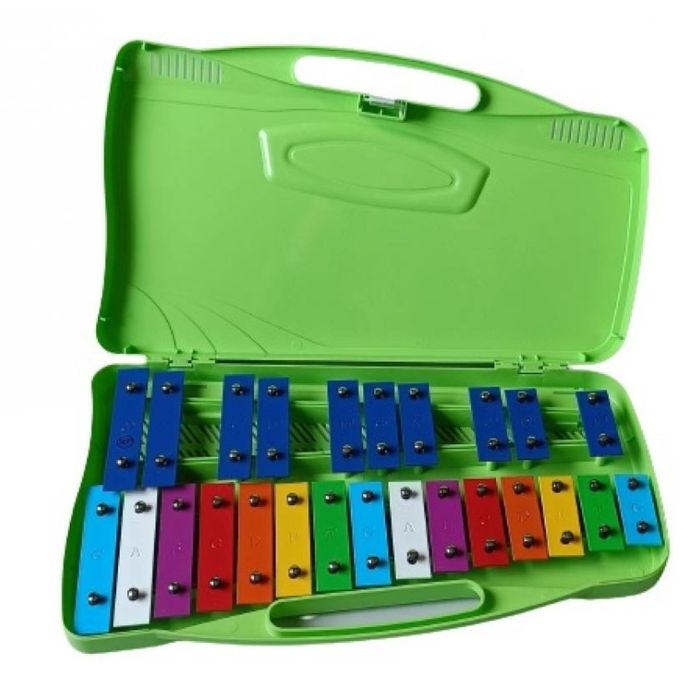 Metallofono cromatico 25 note con custodia verde

 Alysee MT25-C-GR - Verde