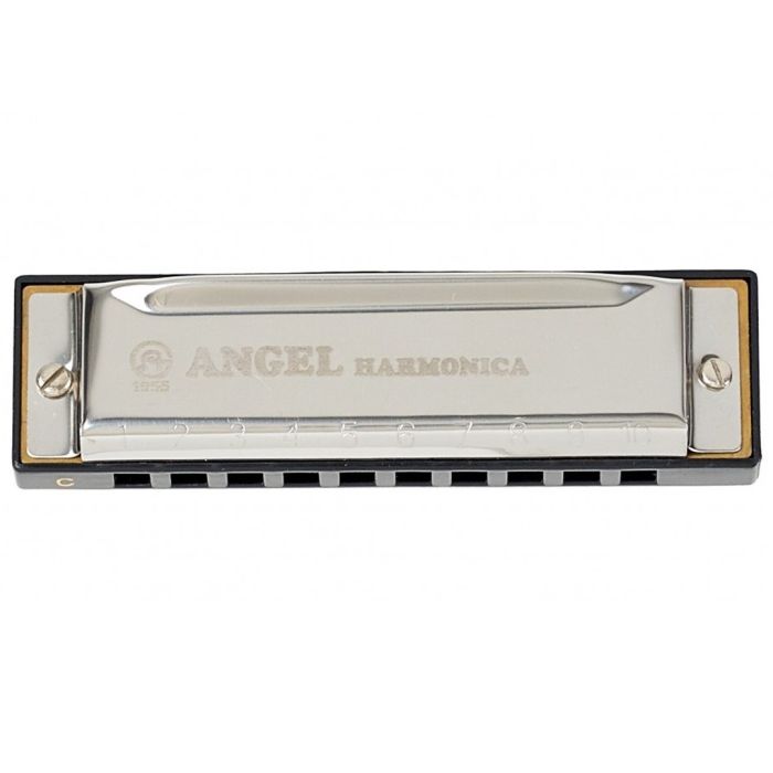 Armonica diatonica 10 note chiave in RE ANGEL AH-10P D
