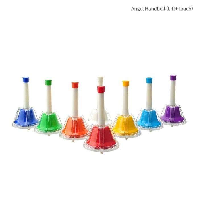 Set 8 Campanelle multicolore per bambini ANGEL AHB-8M