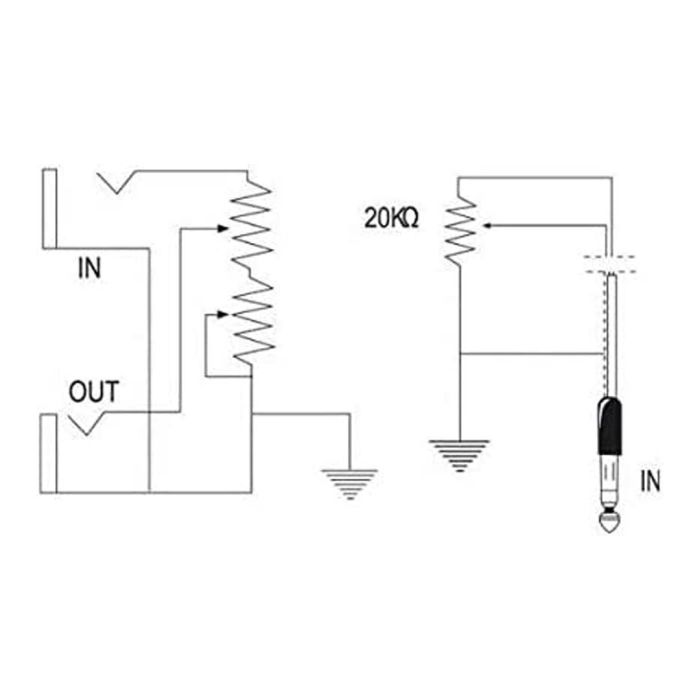 Pedale combinato Volume / Espressione Bespeco VM13ZUM