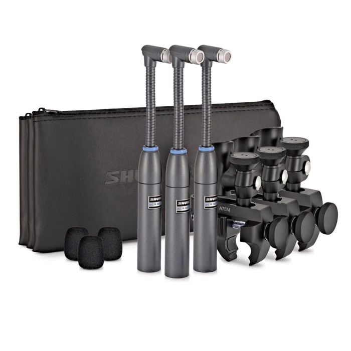 Confezione da 3 BETA 98AMP-C Microfono a Condensatore per Strumenti SHURE BETA 98AMP Pack