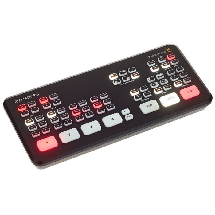 Video Switcher Atem Mini Black Video Mixer Blackmagic Television