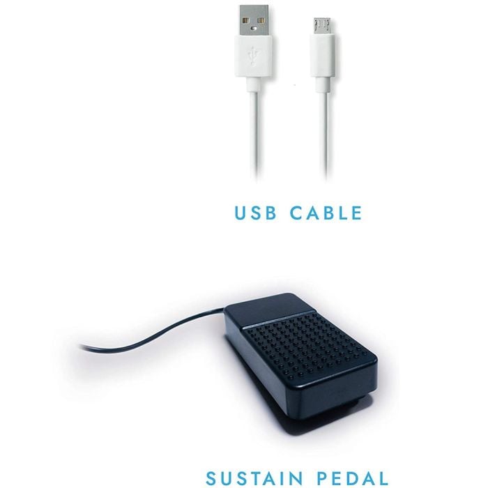 Pianoforte Bianco Pieghevole Blackstar Carry On 49
Carry On Folding Piano 49 White