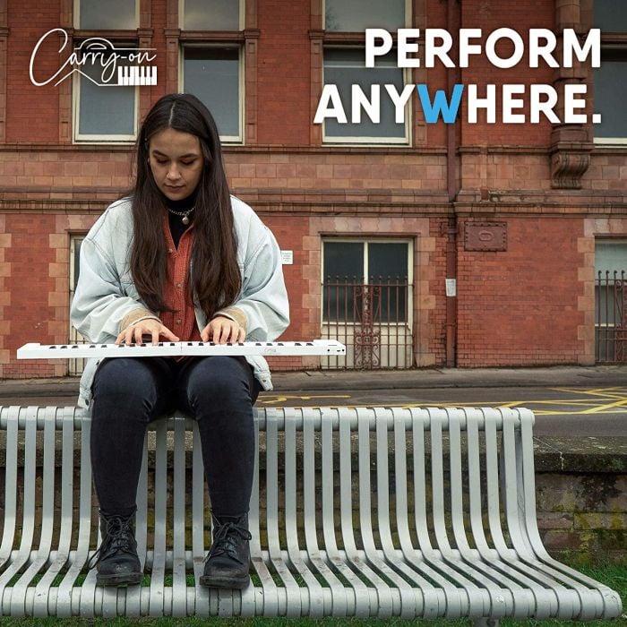 Pianoforte Bianco Pieghevole Blackstar Carry On 49
Carry On Folding Piano 49 White
