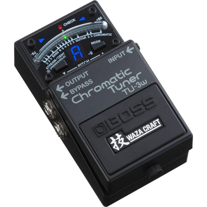 Accordatore cromatico a pedale per Chitarra e Basso 
 BOSS TU-3W Chromatic Tuner (Waza Craft)