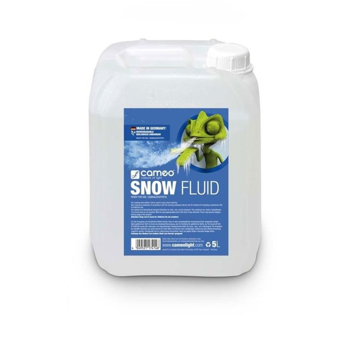 Liquido per Macchine Effetto Neve - 5L Speciale Schiuma Cameo SNOW FLUID 5 L