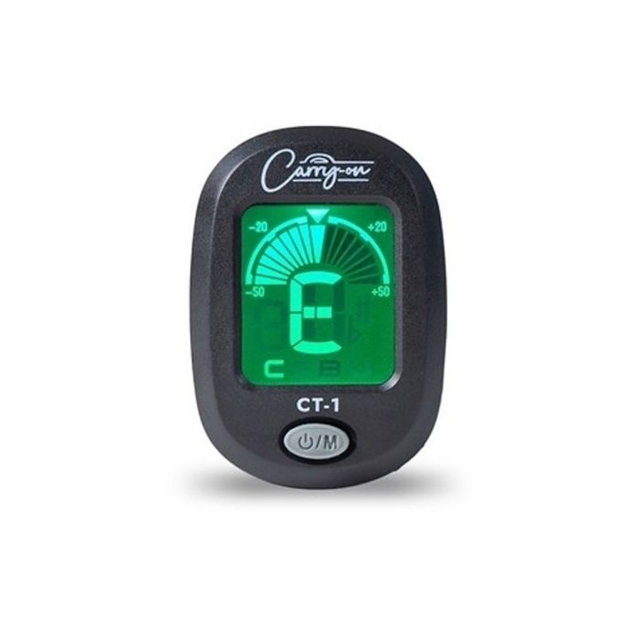 Accordatore Clip-On per Strumenti Musicali Nero Carry On CO-CT-1BK Clip-On Tuner Nero