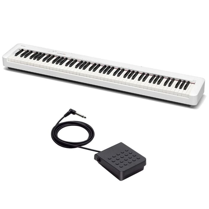 Bundle Pianoforte Digitale 88 Tasti Bianco + Stand a X + Panchetta Regolabile
CASIO CDP-S110 White con Stand e Panchetta