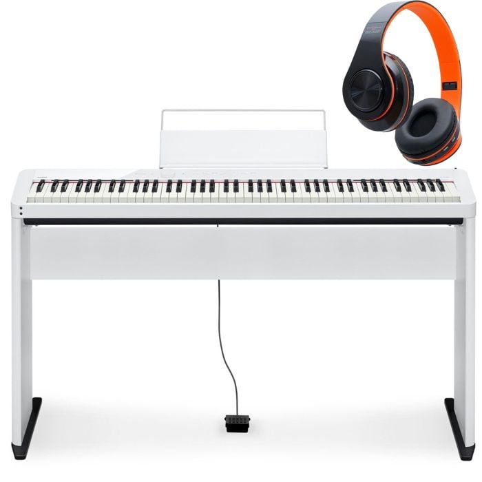 Pianoforte Digitale a 88 tasti Bianco con Stand e Cuffia


 CASIO PX-S1100 White Bundle Kit
