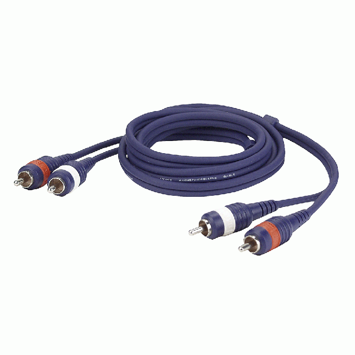 Cavo da 0,75 m 2 RCA Male L/R > 2 RCA Male L/R DAP-Audio FL24 DAP FL24 Cavo da 0,75 m 2 RCA Male L/R > 2 RCA Male L/R