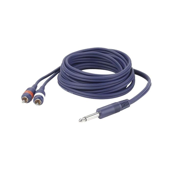 Cavo Audio 1,5 mt DAP FL33 Cavo Audio Mono Jack / 2 RCA Maschio L/R Lunghezza 1,5 mt