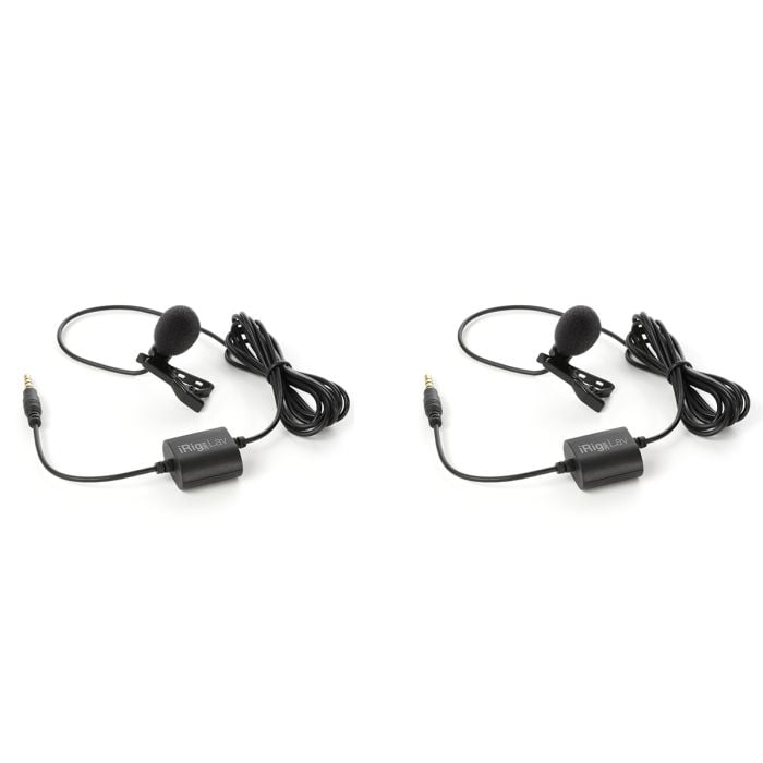 Kit 2 Microfoni Lavalier IK Multimedia iRig Mic Lav Dual