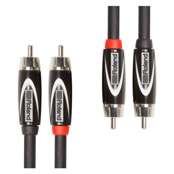 Cavo Serie Black Dual RCA / RCA 4.5mt Roland Cavo Serie Black Dual RCA / RCA 4.5mt