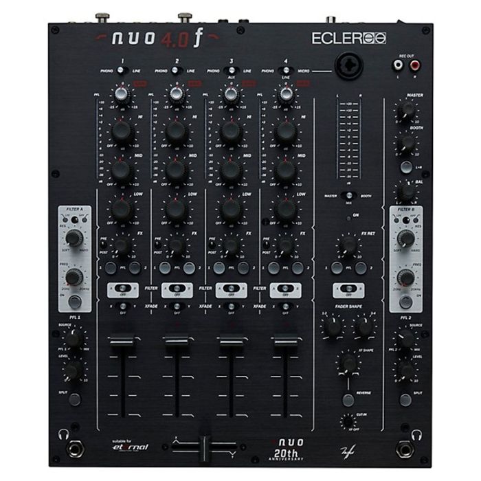 Mixer DJ Analogico 4 Canali Nero
Ecler NUO 4.0 F Black