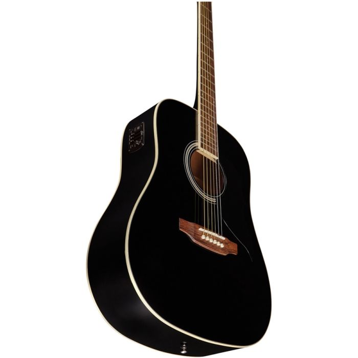 Chitarra Acustica Elettrificata Dreadnought Nera EKO Ranger 6 EQ Black