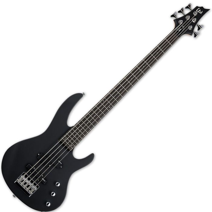 Basso elettrico 5 corde Black Satin ESP LTD B-15 Black Satin