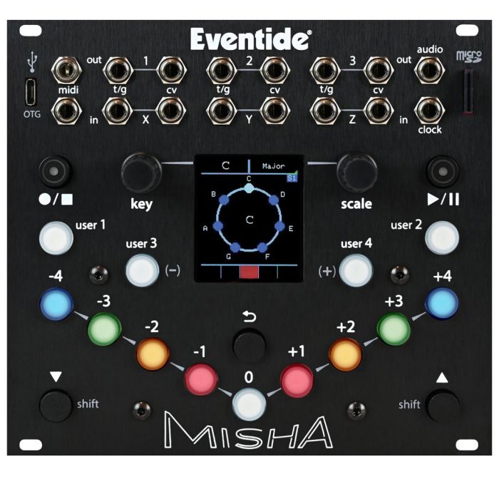 Sequencer per Eurorack da 28 CV Eventide Misha