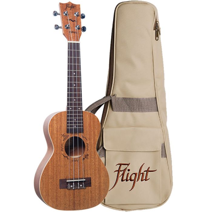 Kit Ukulele Concerto Natural con Borsa e Libro

 Flight DUC323 Mahogany Concert Ukulele con Borsa