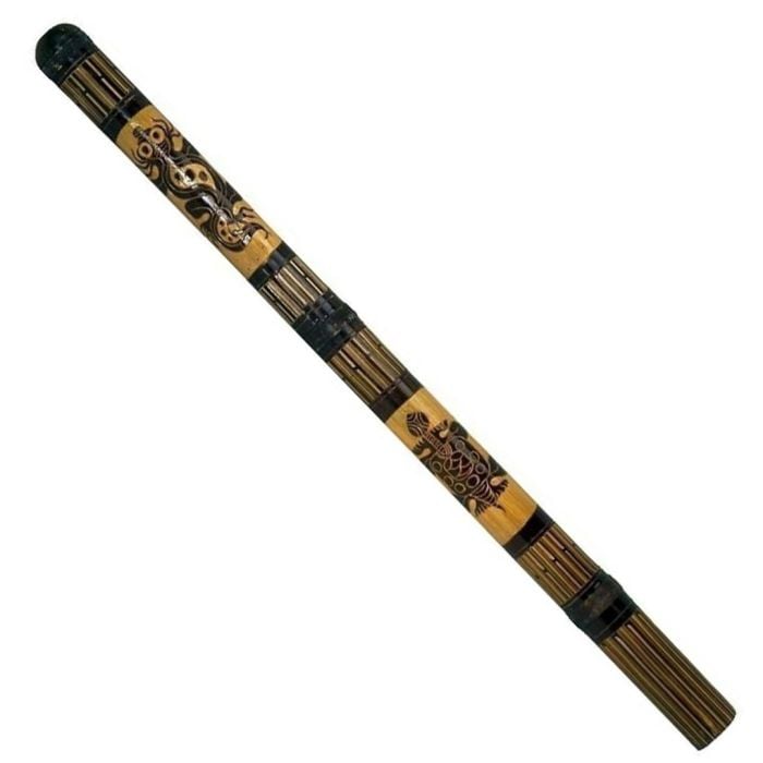 Didgeridoo in Bambù Intarsiato, Lunghezza 120 cm GEWA Didgeridoo Bambù 120 cm