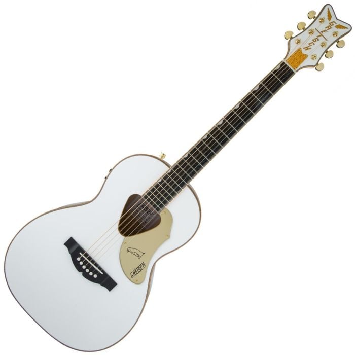 Chitarra Acustica Elettrificata White Gretsch G5021WPE Rancher Penguin Parlor Acoustic/Electric White