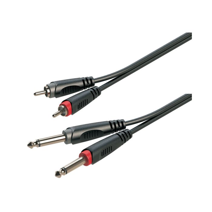 Cavo Adattatore 2x6.3mm Jack Stereo a 2xRCA Maschio 1.5m
SoundSation Cavo Adattatore 2x6.3mm Jack Stereo a 2xRCA Maschio 1.5m