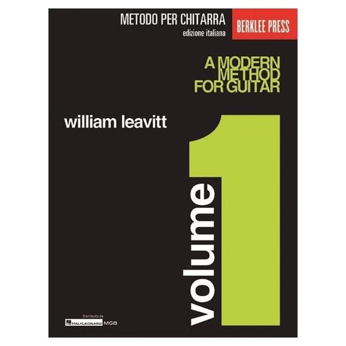 William Leavitt Libro Hal Leonard Metodo Moderno per Chitarra Volume 1