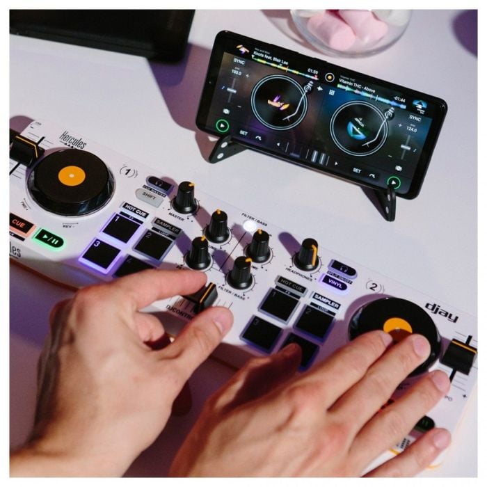 Controller MIDI USB per smartphone iOS e Android Hercules Dj Control Mix