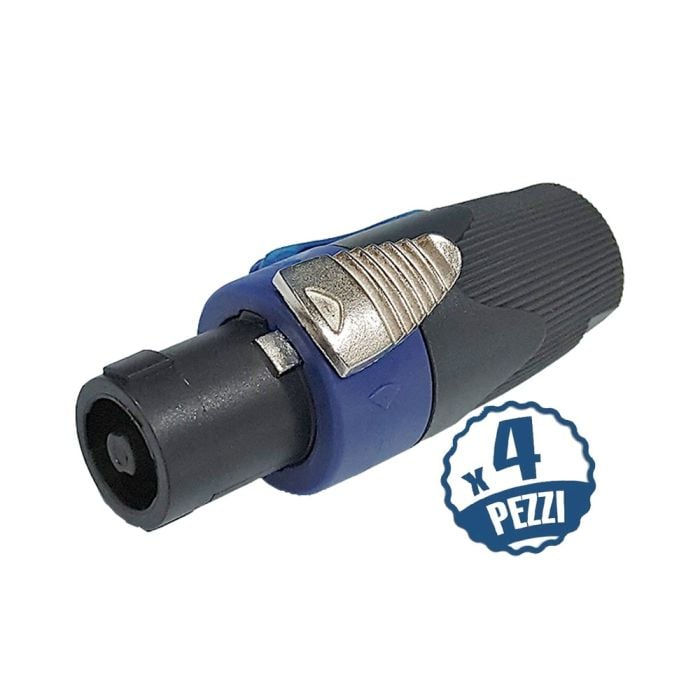 SOUNDSATION Connettore Speakon 4 Poli Maschio 4pz SOUNDSATION Connettore Speakon 4 Poli Maschio 4pz