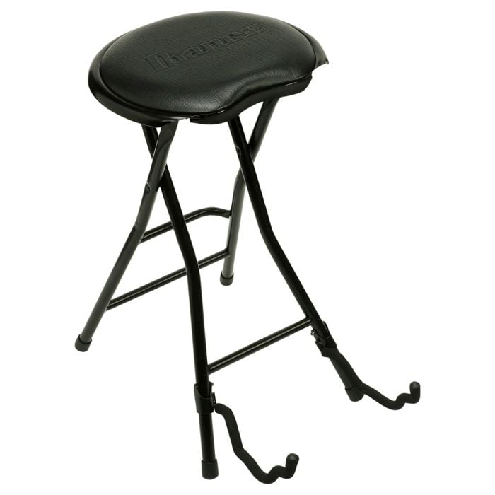 Sgabello Pieghevole Richiudibile con Supporto per Chitarra Nero IBANEZ IMC50FS