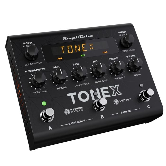ギター IK MULTIMEDIA Amplitude TONEX PEDAL IK Multimedia TONEX Modeling Pedal Per Chitarra e Basso