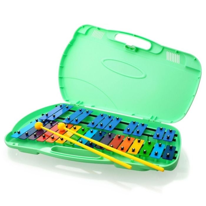 Metallofono / Xilofono Cromatico 27 Note E Barre Colorate ANGEL AG-27N